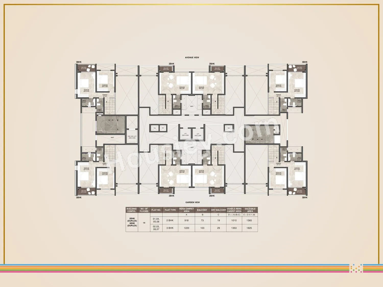 Pride World City Montreal Floor plan 2